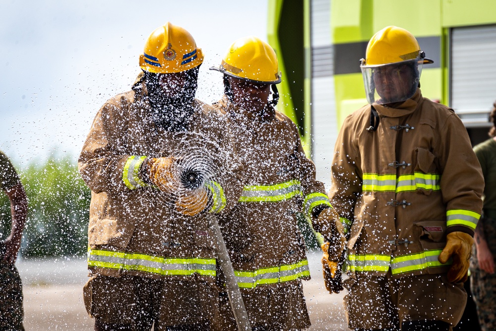 KM23: Chuuk Aircraft Rescue Fire Fighting Live Fire Training