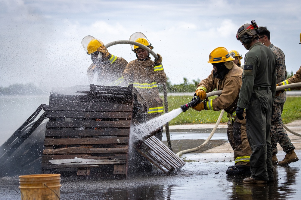 KM23: Chuuk Aircraft Rescue Fire Fighting Live Fire Training