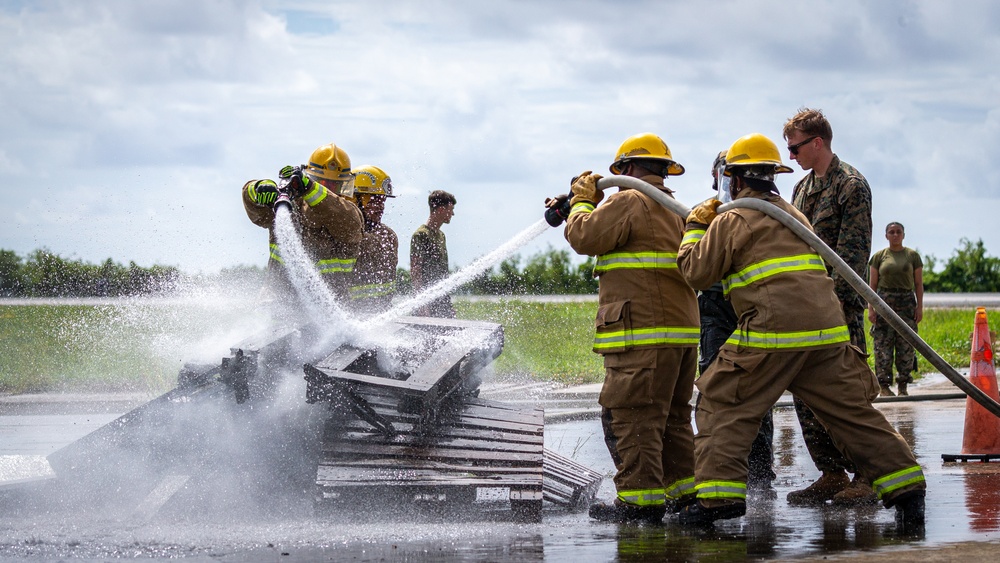 KM23: Chuuk Aircraft Rescue Fire Fighting Live Fire Training