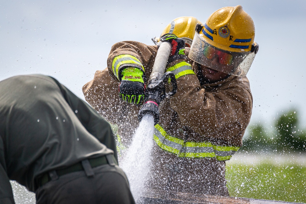 KM23: Chuuk Aircraft Rescue Fire Fighting Live Fire Training