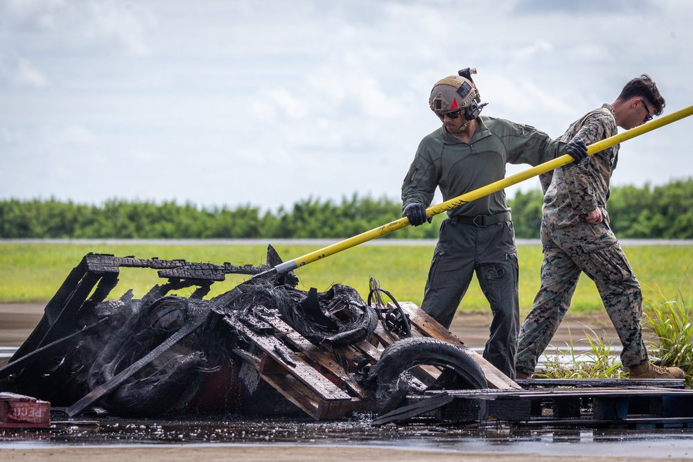 KM23: Chuuk Aircraft Rescue Fire Fighting Live Fire Training