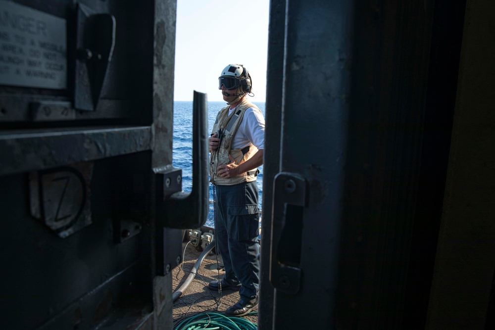 Carrier Air Wing Group 8 Visits USS Normandy