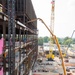 Construction continues on the site of the Louisville VA Medical Center Aug. 9