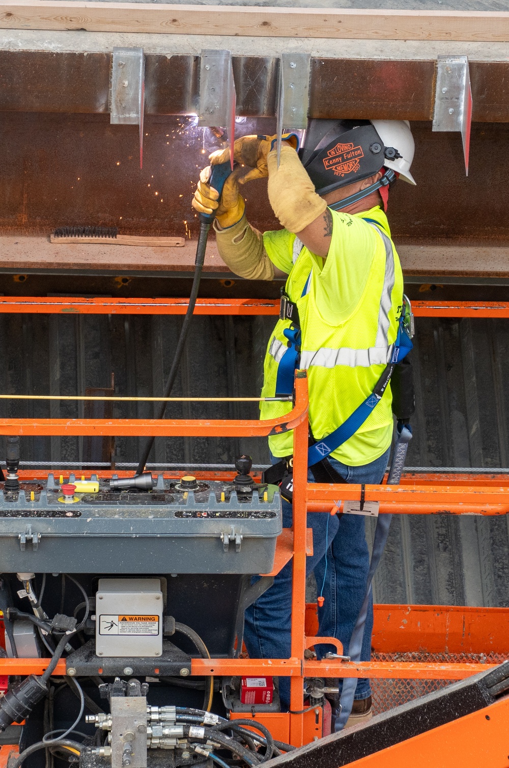 Construction continues on the site of the Louisville VA Medical Center Aug. 9