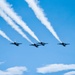 Thunderbirds fly by the Rochester International Airshow