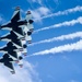 Thunderbirds fly by the Rochester International Airshow