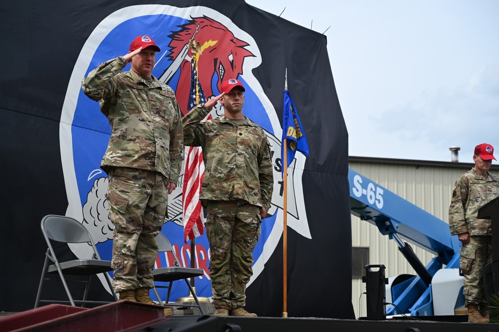 201st RED HORSE Squadron celebrates newly-promoted Chief