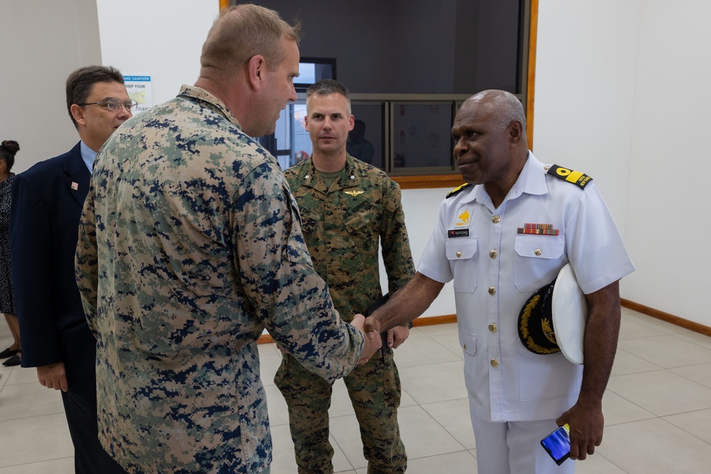 Marine Corps, Navy leaders attend after action debrief following humanitarian aid in Papa New Guinea