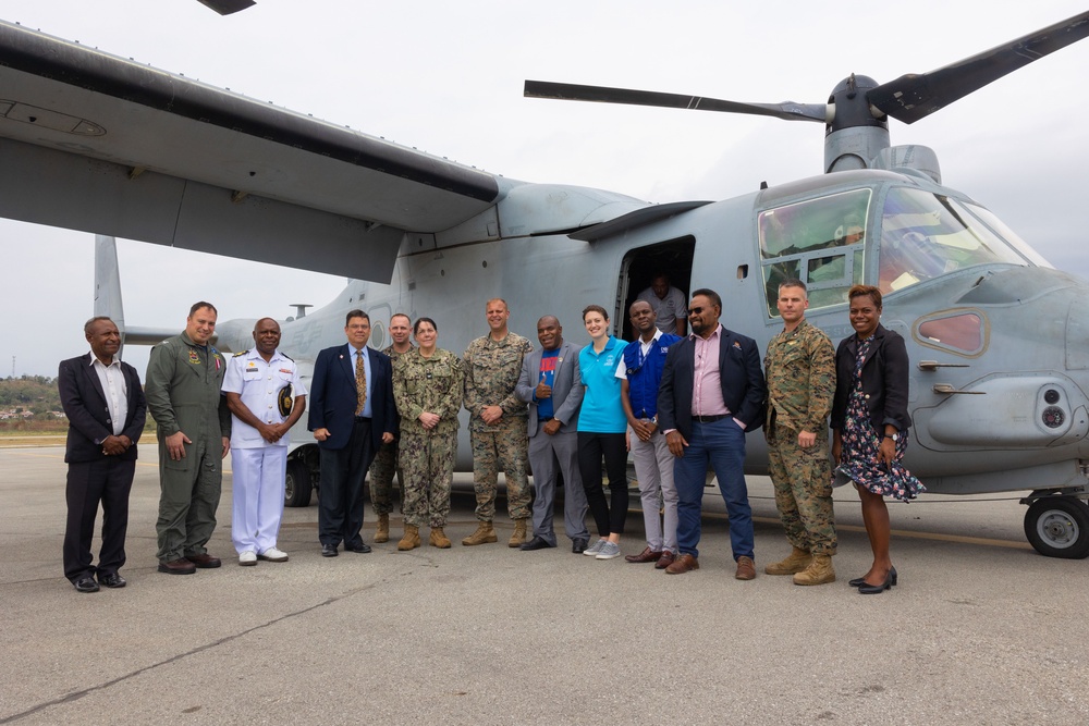 Marine Corps, Navy leaders attend after action debrief following humanitarian aid in Papa New Guinea