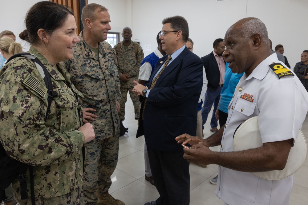 Marine Corps, Navy leaders attend after action debrief following humanitarian aid in Papa New Guinea