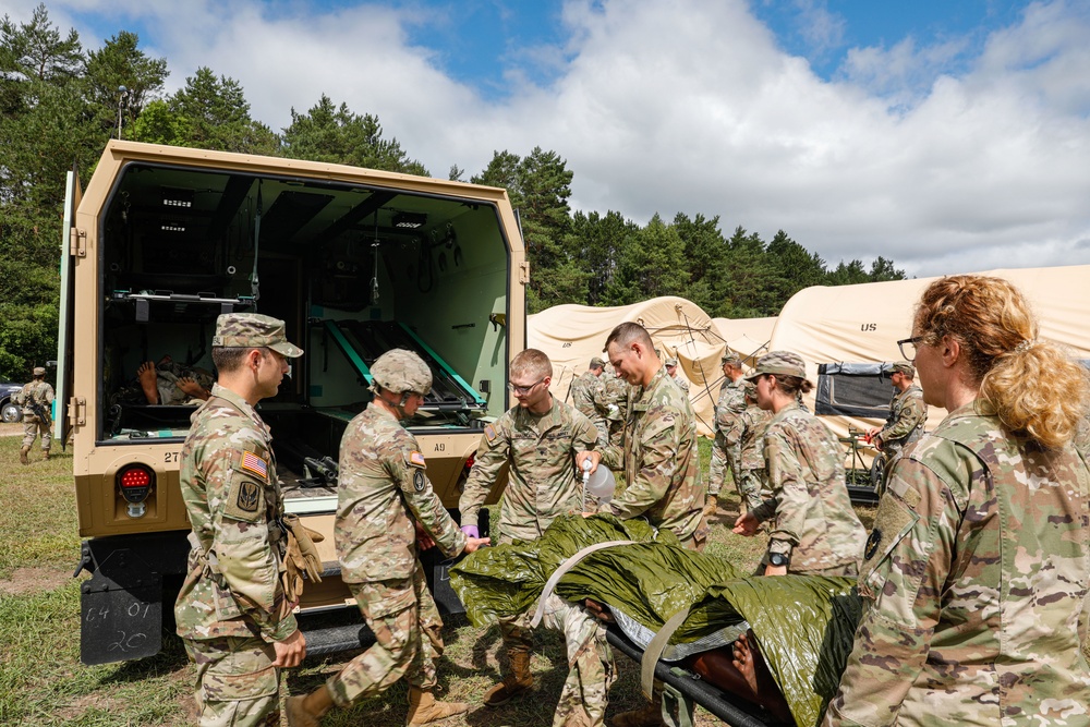 Iowa National Guard Trains a Mass Casualty Scenario During Exercise Northern Strike 2023