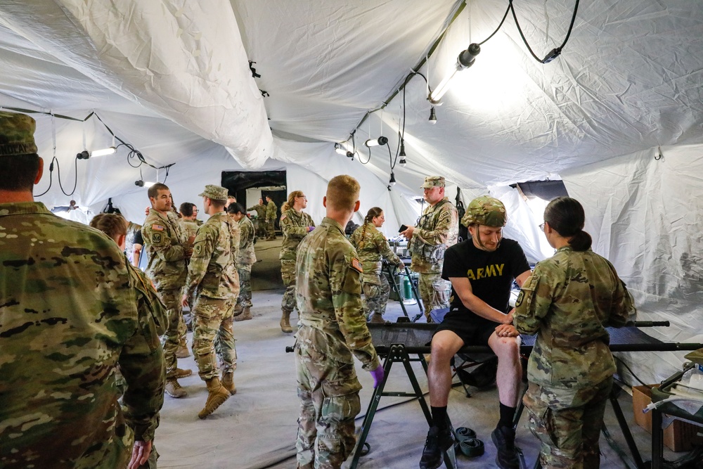 Iowa National Guard Trains a Mass Casualty Scenario During Exercise Northern Strike 2023