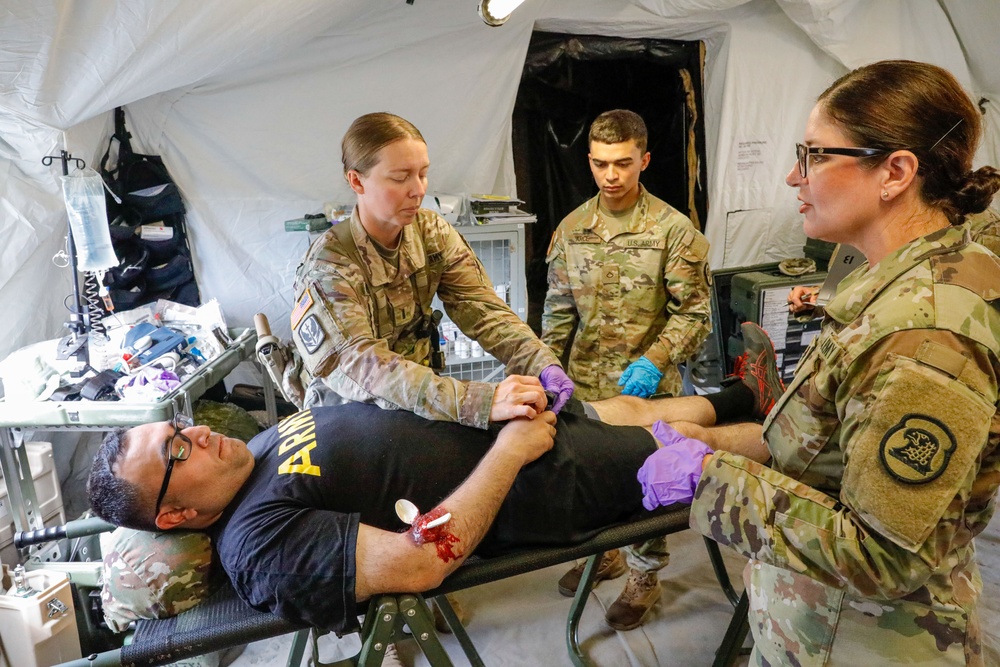 Iowa National Guard Trains a Mass Casualty Scenario During Exercise Northern Strike 2023
