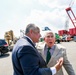 Secretary of the Navy Carlos Del Toro tours Bayonne Dry Dock (BDD)