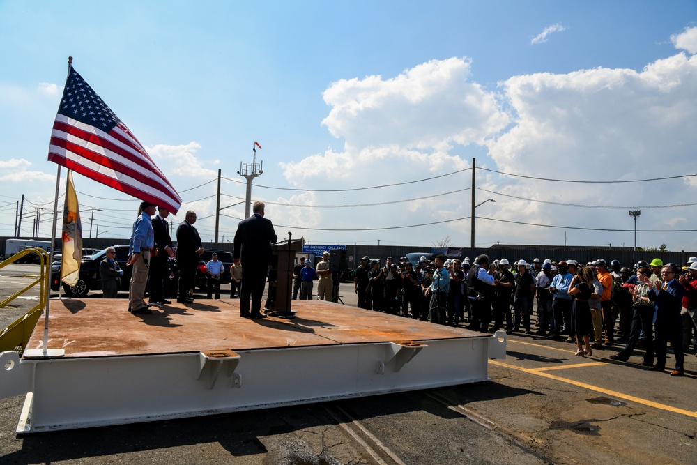 Secretary of the Navy Carlos Del Toro tours Bayonne Dry Dock (BDD)