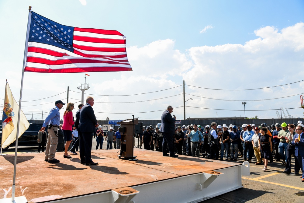 Secretary of the Navy Carlos Del Toro tours Bayonne Dry Dock (BDD)