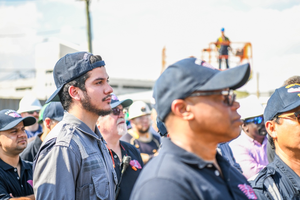 Secretary of the Navy Carlos Del Toro tours Bayonne Dry Dock (BDD)