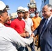 Secretary of the Navy Carlos Del Toro tours Bayonne Dry Dock (BDD)