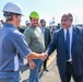 Secretary of the Navy Carlos Del Toro tours Bayonne Dry Dock (BDD)