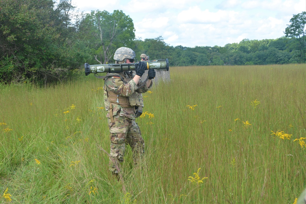 1-110th Infantry at AT4 range