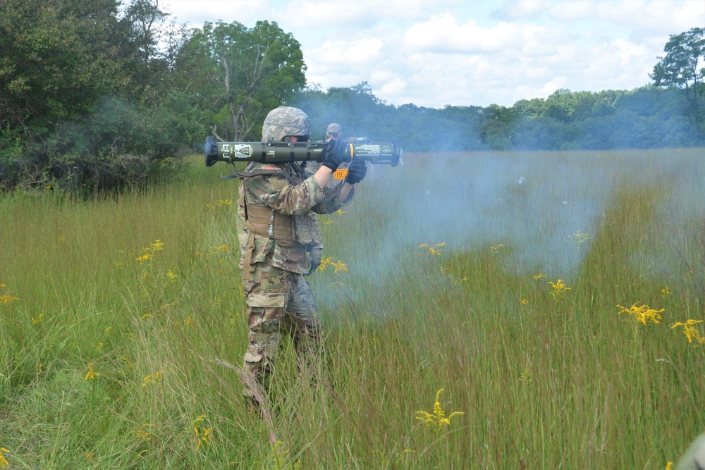 1-110th Infantry at AT4 range