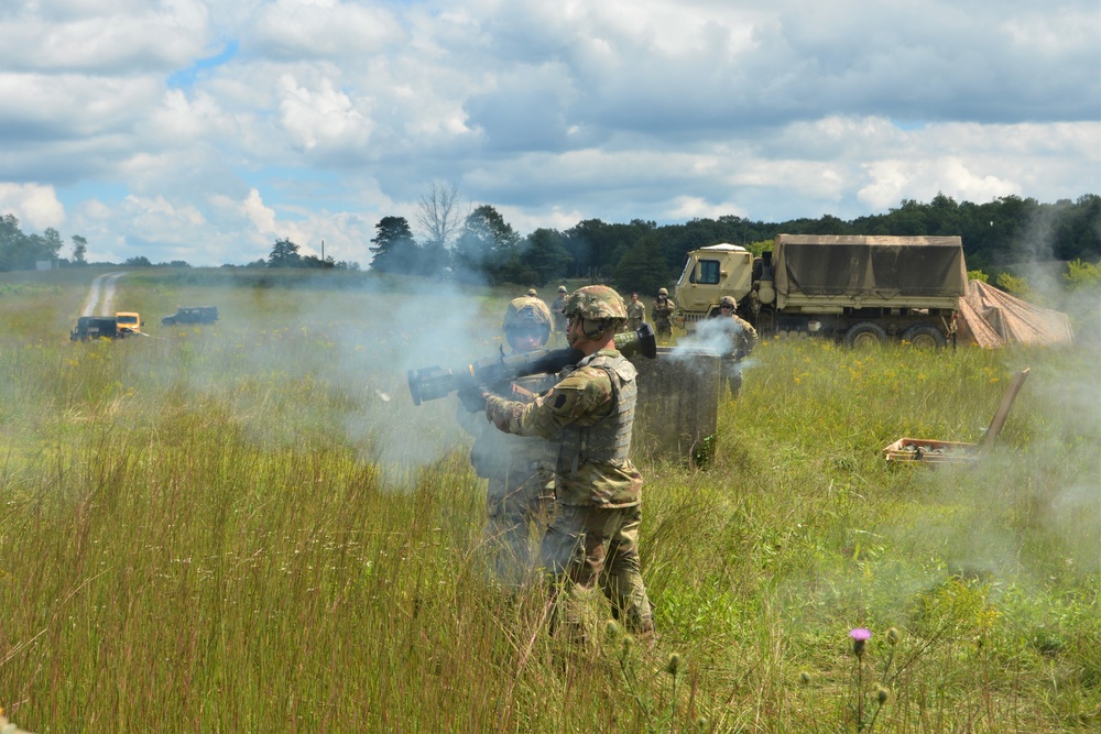 1-110th Infantry at AT4 range