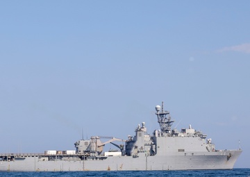 Navy EOD Sailors Operate from USS Gunston Hall During LSE 2023