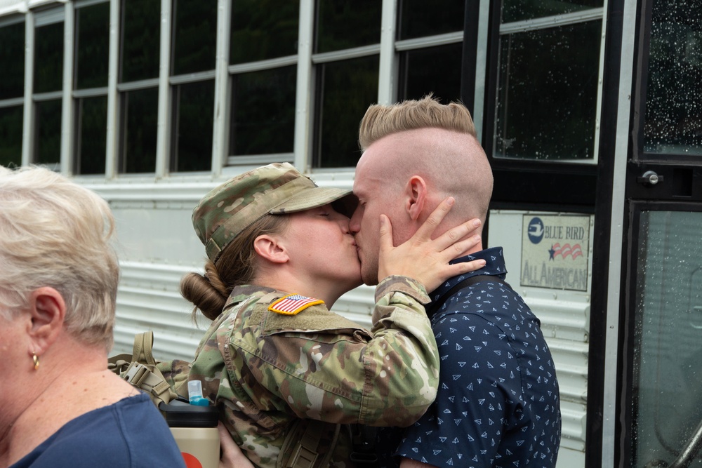 Departure Ceremony for Kentucky Guardsmen deploying to Southwest Asia