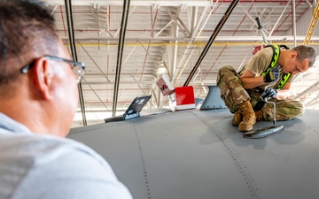 167th Airlift Wing maintainers support maintenance process verification