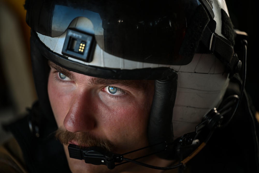 U.S. Navy MH-60S Seahawk's Conduct Search and Rescue (SAR) Training