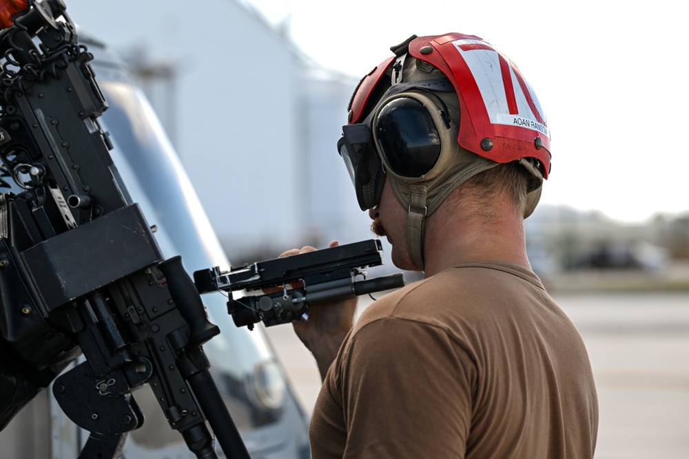 U.S. Navy MH-60S Seahawk's Conduct Search and Rescue (SAR) Training