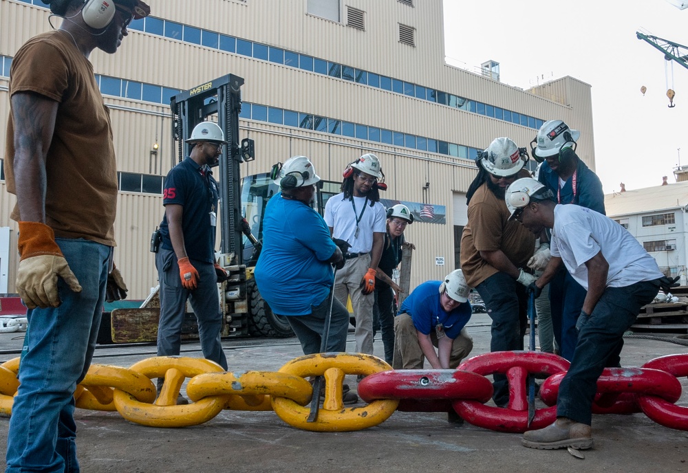 USS John C. Stennis (CVN 74) Anchor On-load