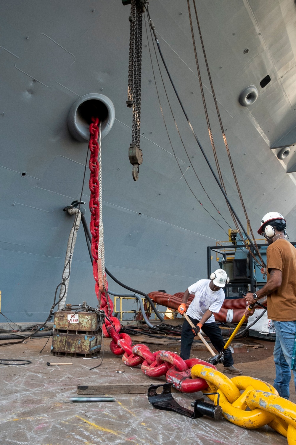 USS John C. Stennis (CVN 74) Anchor On-load