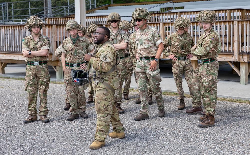 British Army Brig. Gen. Owen Lyttle visits soldiers at Northern Strike 23-2