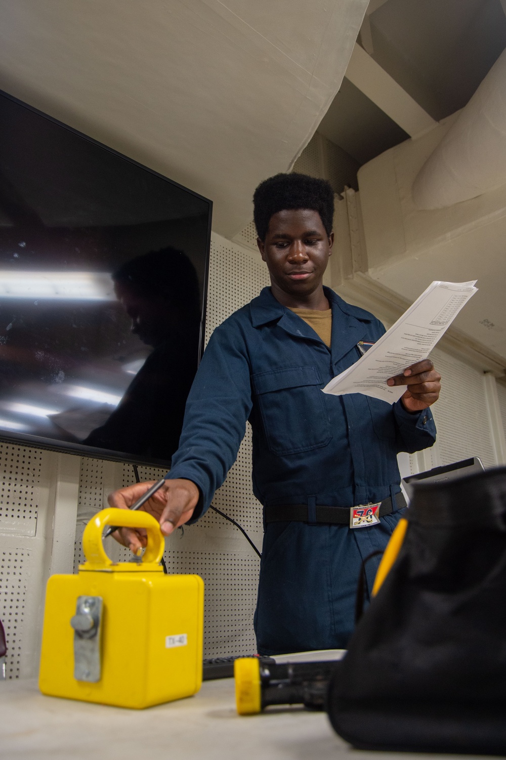 DVIDS - Images - USS Ronald Reagan (CVN 76) holds maintenance training ...