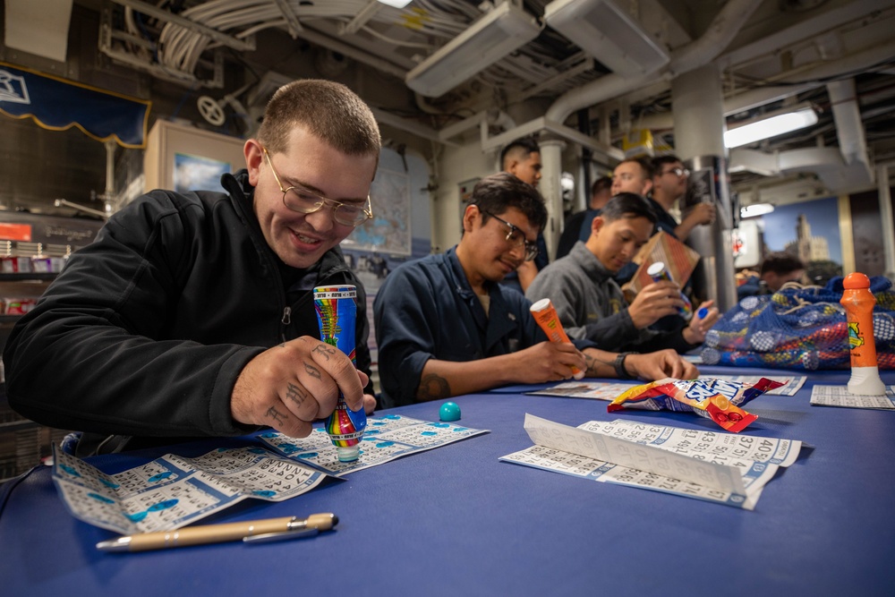 Roosevelt is on a scheduled deployment in the U.S. Naval Forces Europe area of operations, employed by the U.S. Sixth Fleet to defend U.S., allied and partner interests.