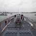 Roosevelt is on a scheduled deployment in the U.S. Naval Forces Europe area of operations, employed by the U.S. Sixth Fleet to defend U.S., allied and partner interests.