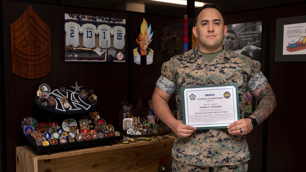 2nd MLG Spotlight: Geico Military Service Award Winner, Master Sgt. Gonzalez