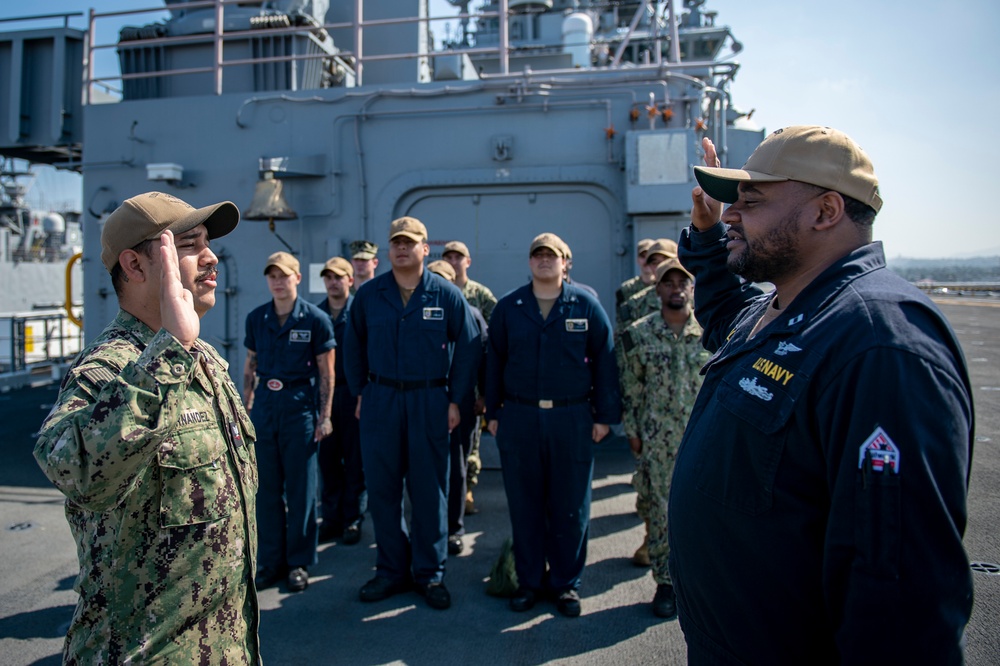 Boxer DMAP Sailor Promotes To Petty Officer Second Class