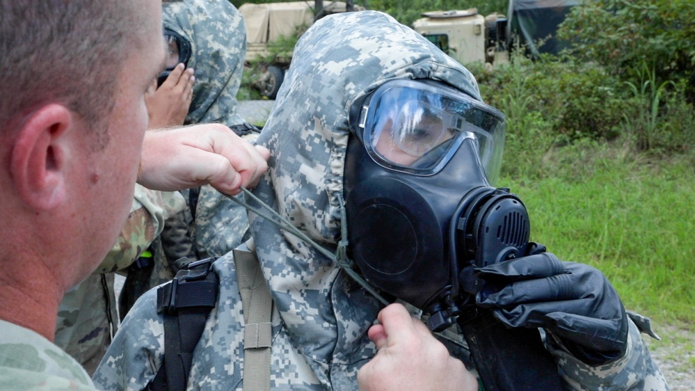 CBRN Soldiers Train during Operation Lethal Eagle III