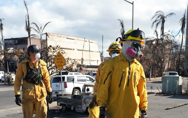 FEMA Continues Urban Search and Rescue for Hawaii Wildfires