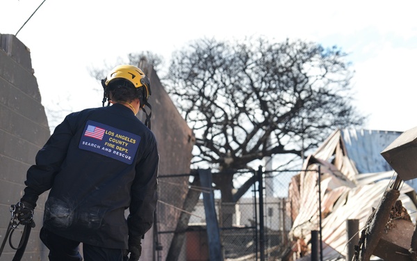 FEMA Continues Urban Search and Rescue for Hawaii Wildfires