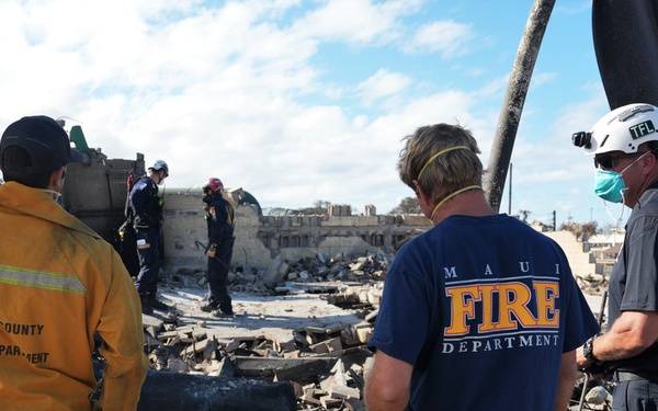 FEMA Continues Urban Search and Rescue for Hawaii Wildfires