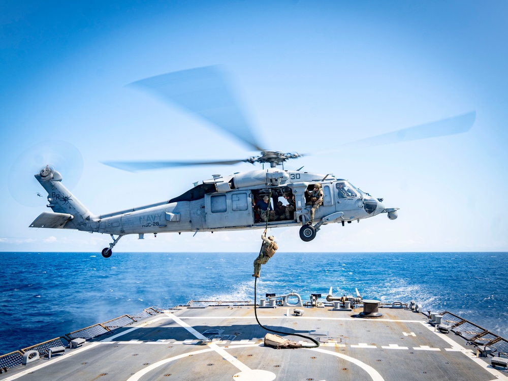 USS Porter Conducts a General Quarters Drill