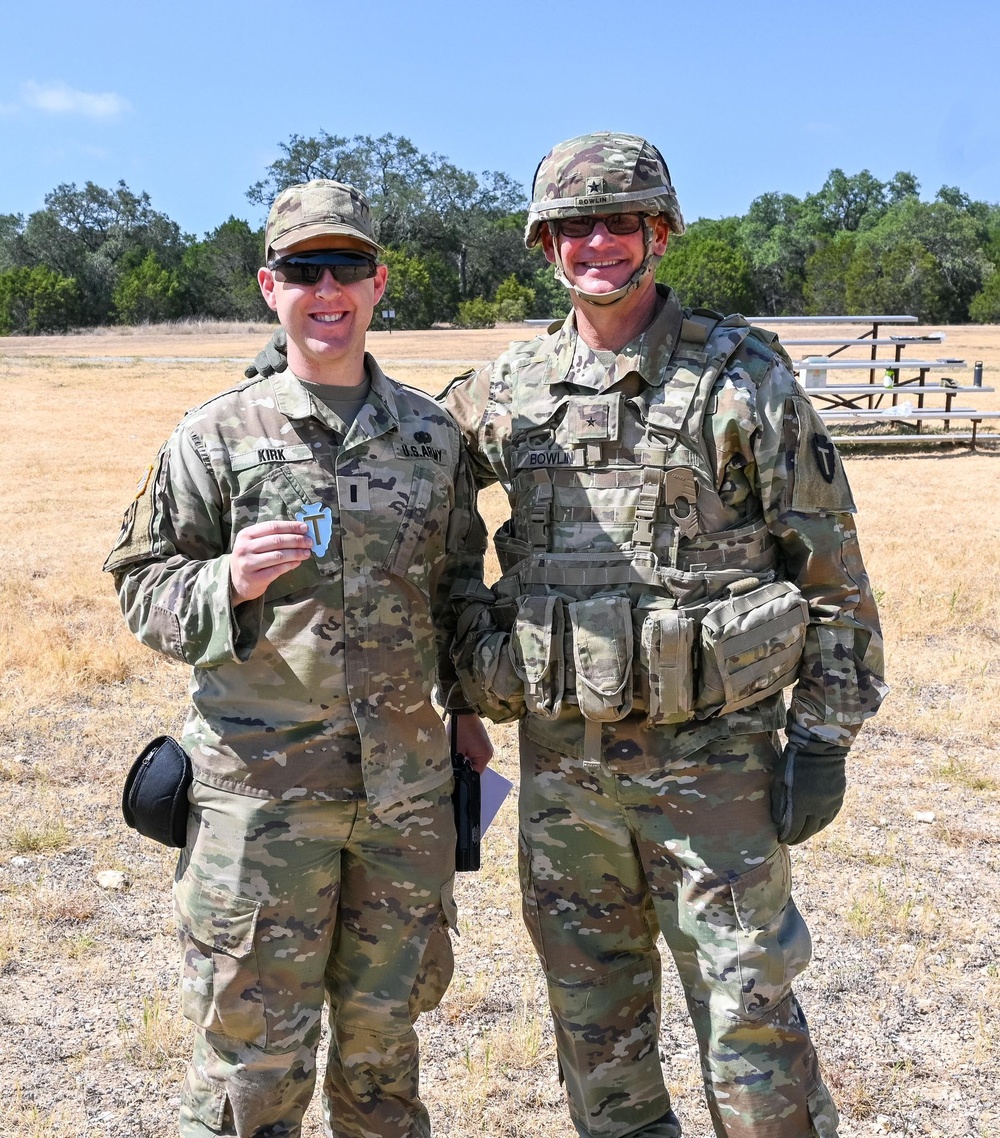 36th Infantry Division deputy commander of operations participates in 197th STSC training