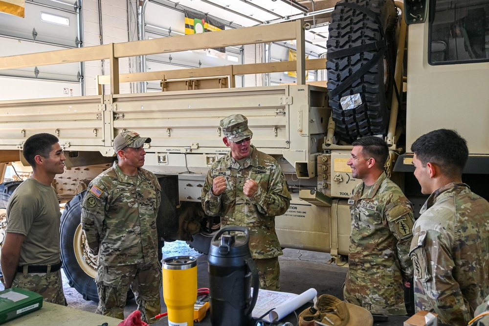 36th Infantry Division deputy commander of operations participates in 197th STSC training