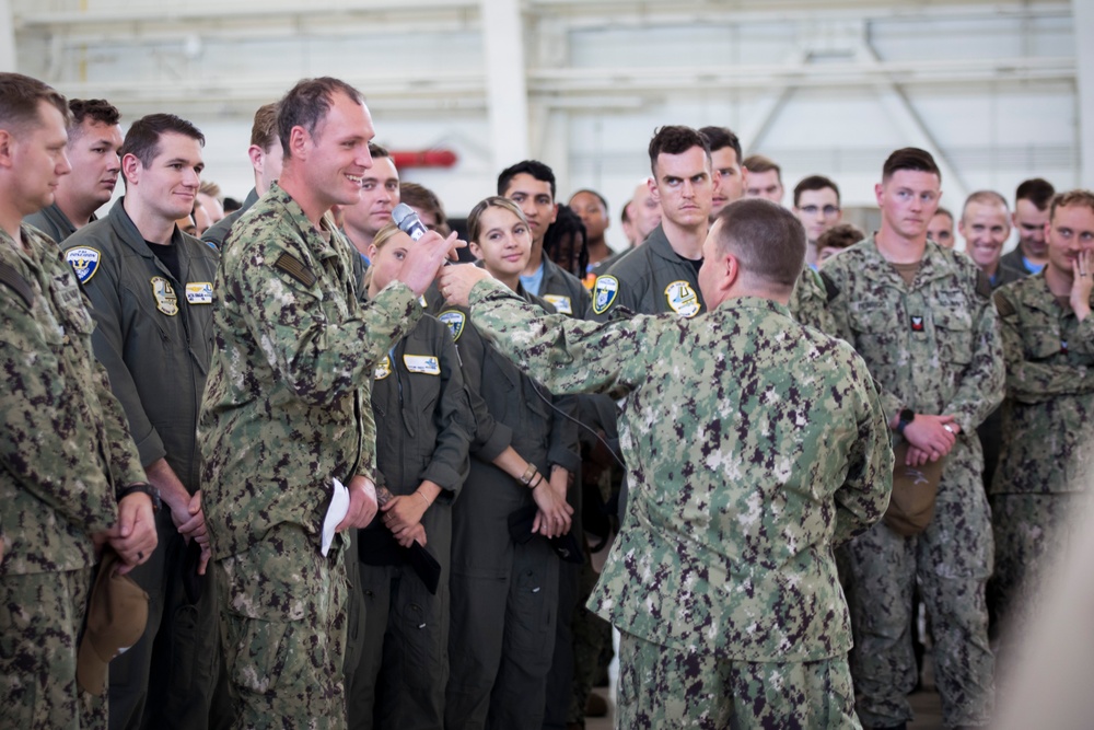 CNP Speaks to VP-9 at NAS Whidbey Island