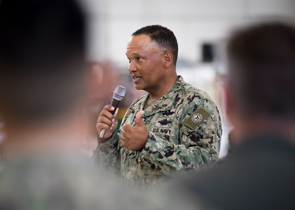 CNP Speaks to VP-9 at NAS Whidbey Island