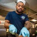 USS Ronald Reagan (CVN 76) Sailors prepare and serve food