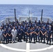 U.S. Coast Guard Cutter Resolute (WMEC 620) holds quarters at sea